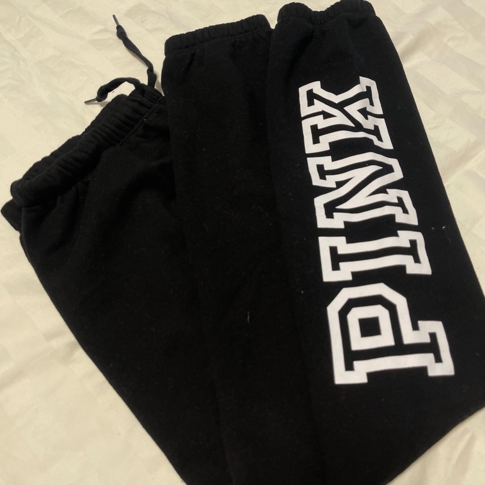 PINK sweatpants.